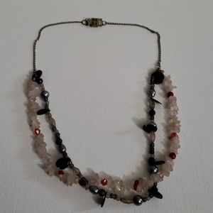 Double strand necklace